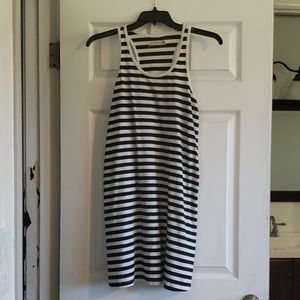 Cotton black and white Maternity dress